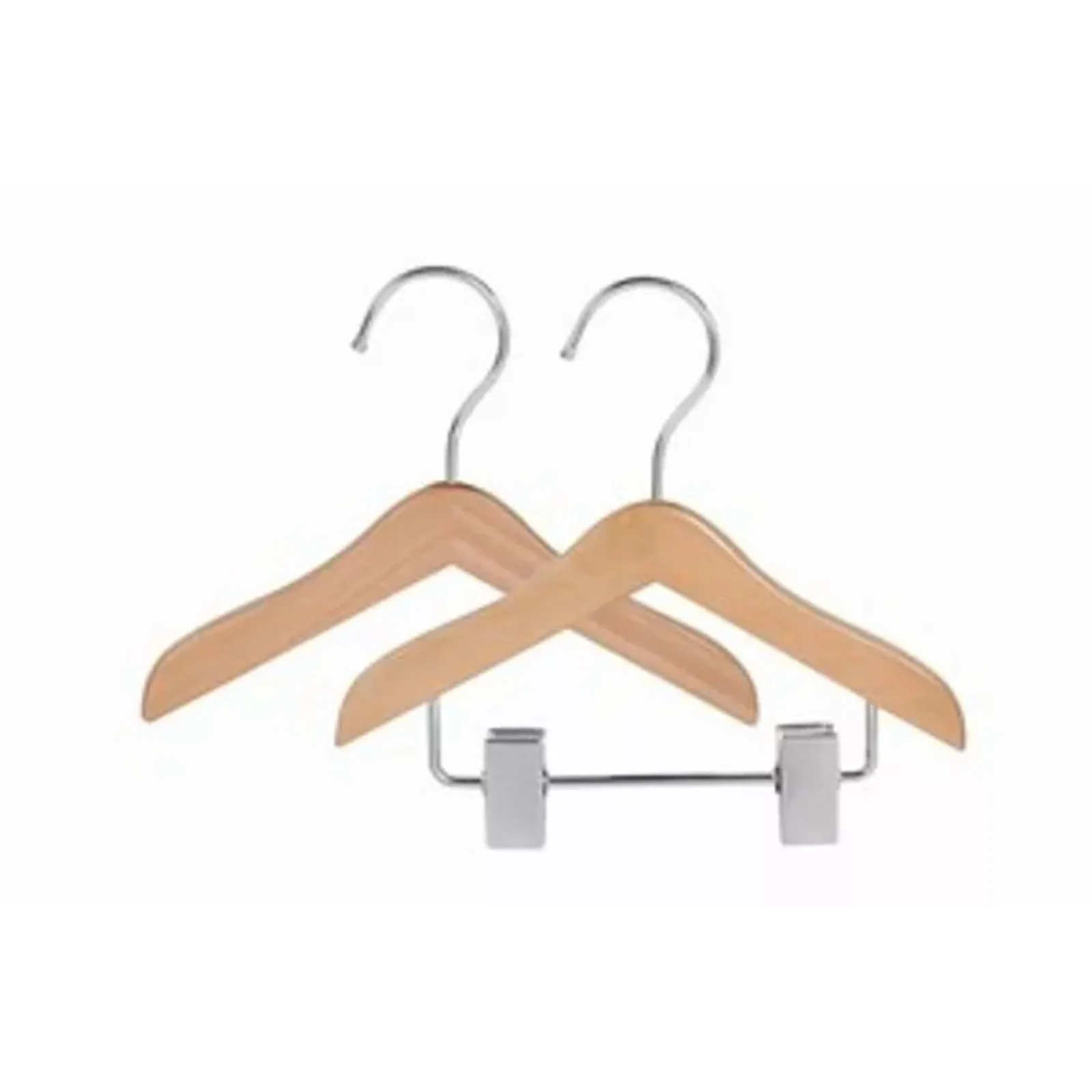 US Mini Wooden Doll Hanger Set, 20 Top Hangers and 10 Pant, Skirt, US, New