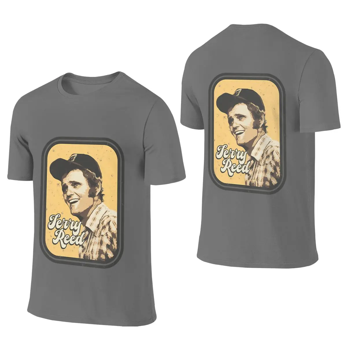 Jerry Reed Retro Style Design Shopping Reversible T-shirtUrban Minimalist Fine Workmanship Shirt