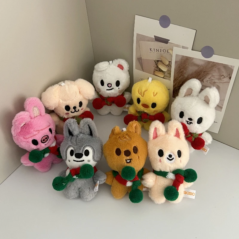20cm SKZOO plush toy keychain cute Stray Kids keychain backpack pendant fan STAY toy pendant room decoration children's gift