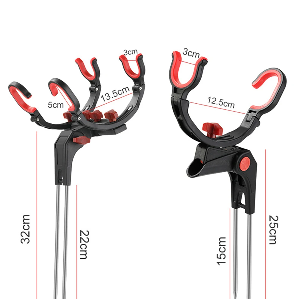 حامل قصبة الصيد العالمي القابل للطي ، حامل دعم عمود الصيد ، البحر ، البحيرة #6