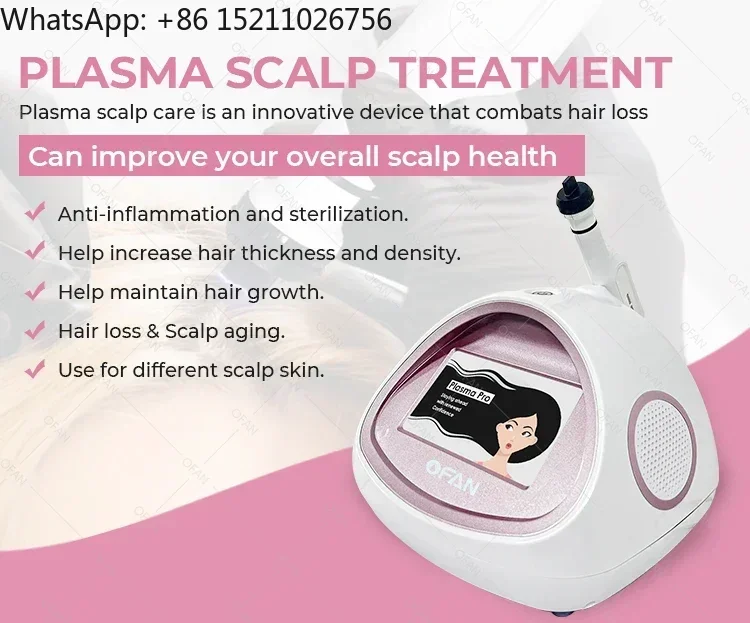 2024 Plasma Hair Growth Machine Hair And Scalp Analysis Treatment For Hair Loss Scalp Massager