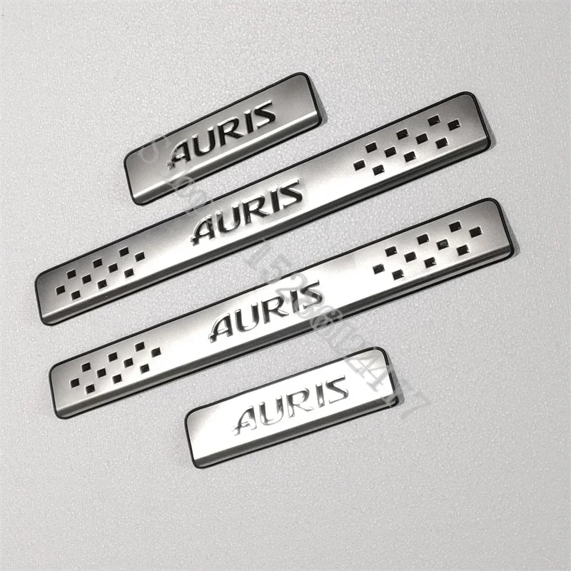 for Toyota Auris E150 E180 2010~2020 stainless steel Door sill scuff plates thresholds protector car Accessories Welcome Pedal