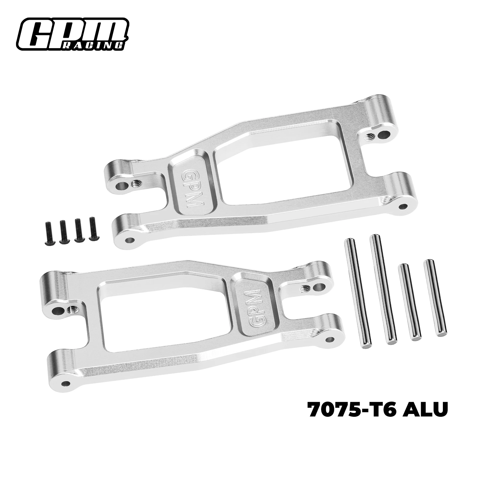 GPM 7075 legering, bovenste draagarmen voor de vooras, voor de TAMIYA 1/10 DT-04 RC-vliegtuigmodel Nxgen.