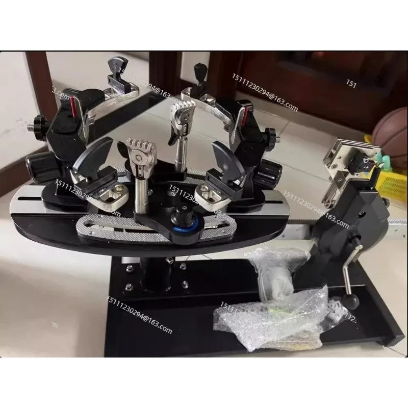 

Tennis and badminton racket Pulling threading machine, desktop hand cranked racket stringing , wire stretcher