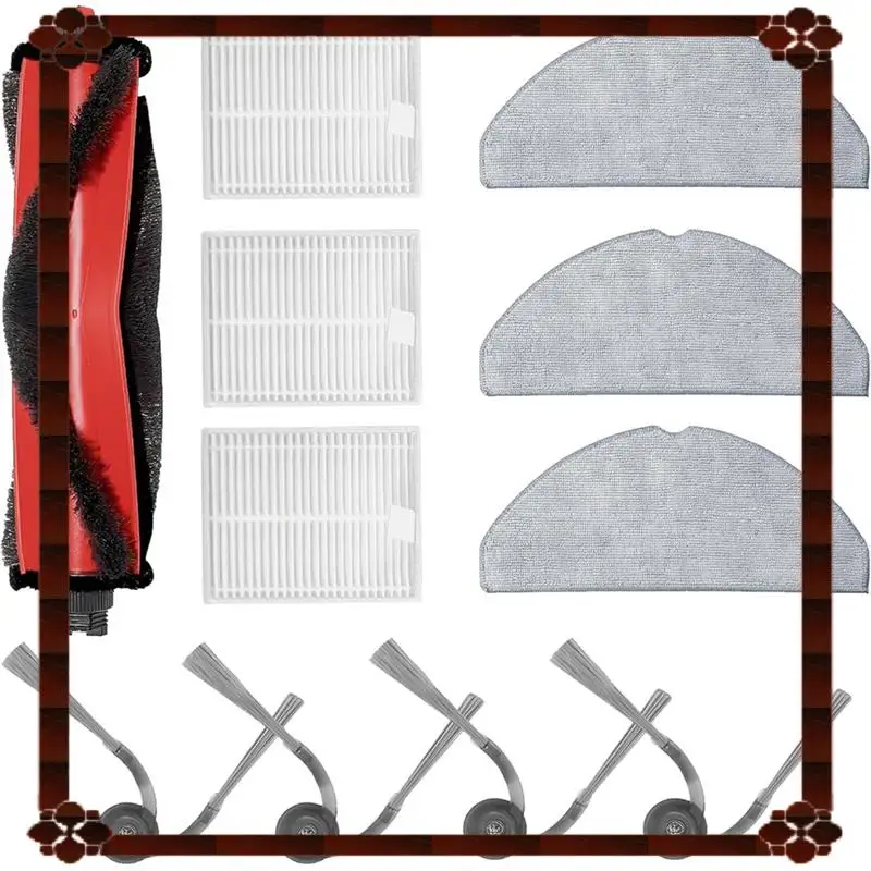 Entrega em 24 horas para roborock q7 m5/q7 m5 + q7 l5 11 peças de reposição principal escova lateral filtro mop pano aspirador accesso