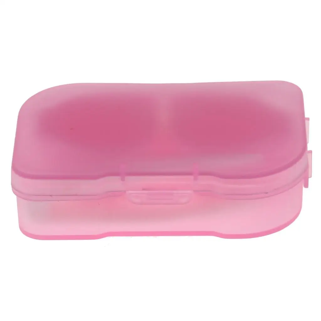 Pink Mini Contact Lens Travel Kit Case Storage Holder Container