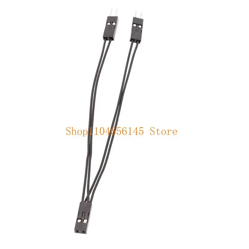 Motherboards Switches Power SW/ RESET SW/ LED /POWER LED 2.54mm 2Pin Adapter Cable 1 Female to 2 Male Jumpers Splitter