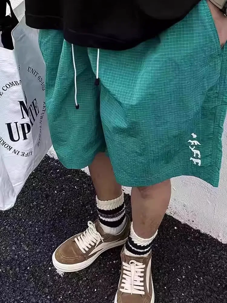 

Men's Summer Thin Spor Breathable Qui Dry Color orts Casual Beach Five-Quarter Length Couple's orts