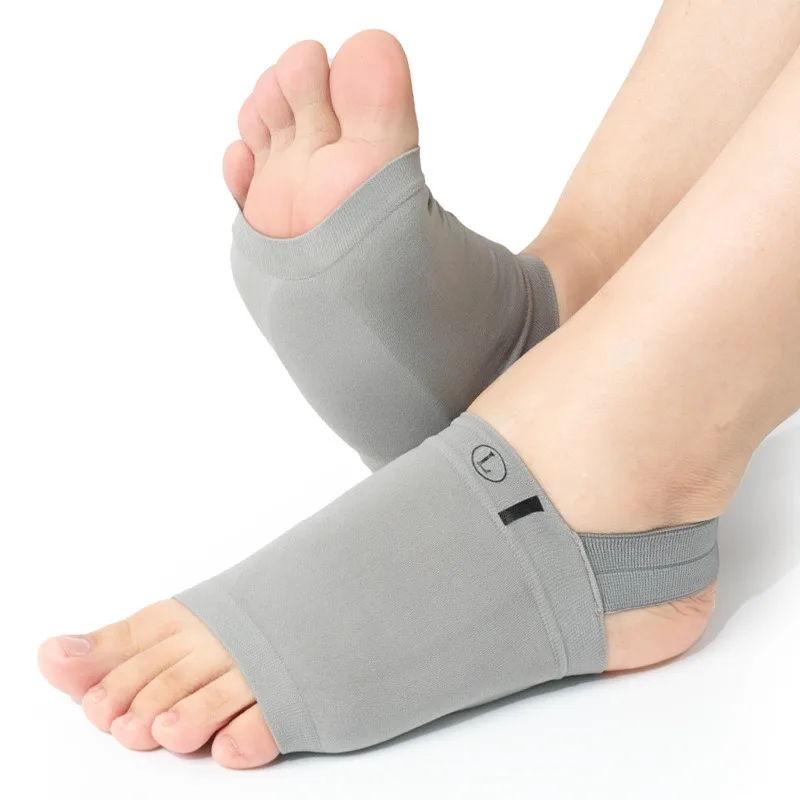 1 Pair Elastic Arch Support Bandage Socks, Flat Feet Compression Arch Sleeves, Orthopedic Foot Support for Men & Women