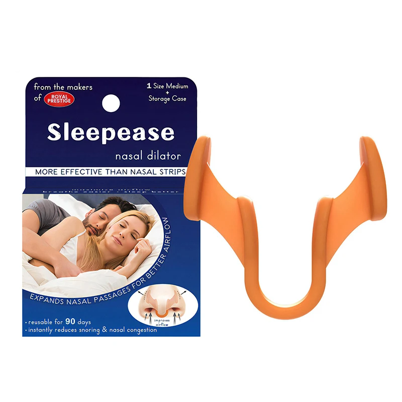 1Pc Silicone Anti-Snoring Corrector Mini Stop Snoring Device Women's Anti-Snore Gadget Snore Elimination Elastic Nose Clip