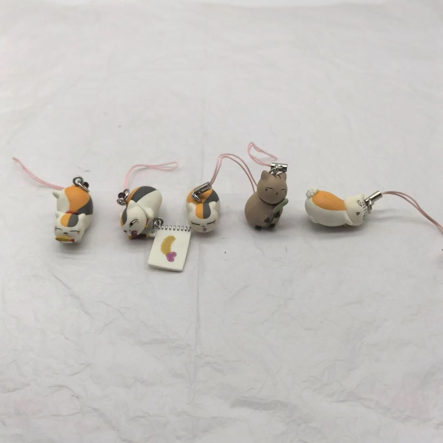 Natsumes Book of Friends Ephemeral Bond Madara Cute Toy Pendant Mini Keychain Decorative Backpack Zipper Ornament Holiday Gift