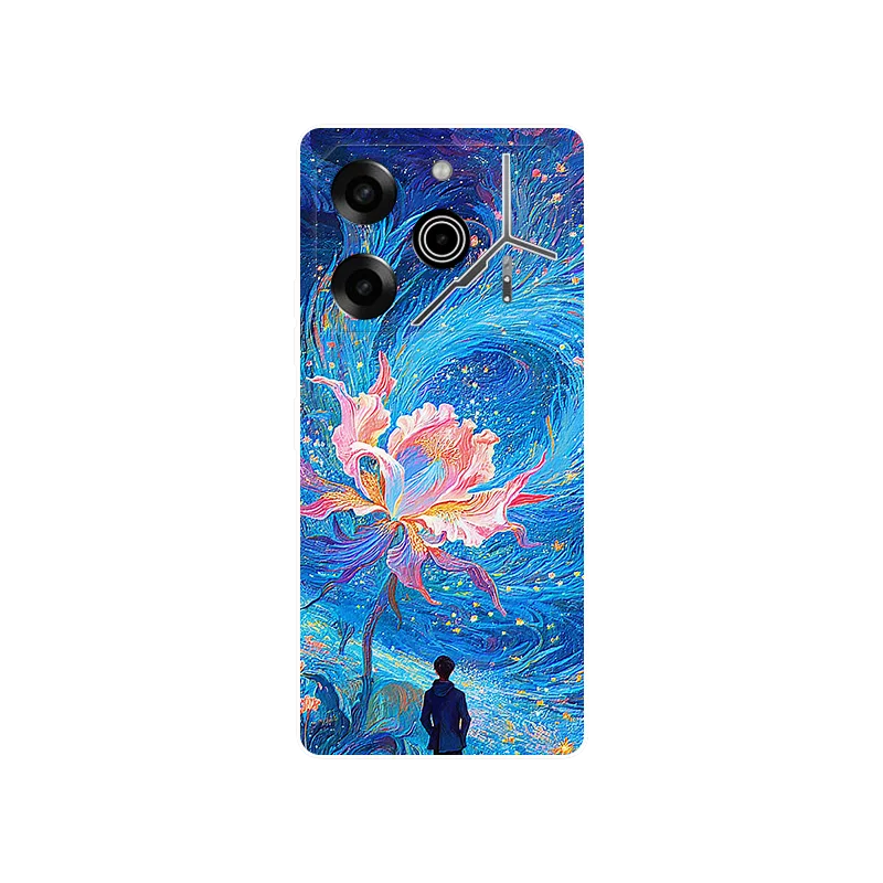 For Tecno Pova 6 Pro Case Soft Silicone Poker Wolf Fashion Back Cover for Tecno Pova 6 Neo Cases Protective Pova6Pro TPU Pova6