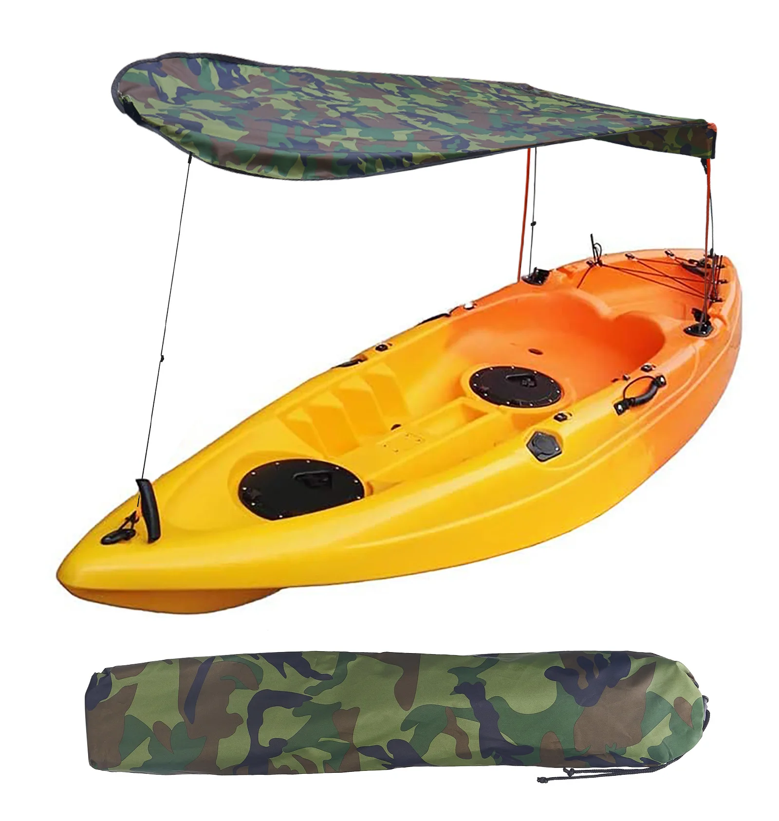 

New Kayak Sun Shade Canopy Kayak Umbrella Awning Outdoor Beach Accessories UV Protection Kayak Canoe Shed Fishing Tent