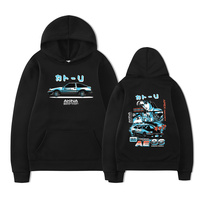 Initial D Manga Hachiroku Shift Drift Men's Hoodie Anime Takumi Fujiwara Tofu Shop Delivery AE86 Sweatshirt Streetwear Pullover