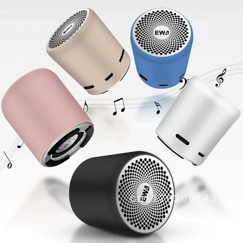 EWA A107S Mini Bluetooth Speaker Wireless Outdoor Portable Car TWS Interconnected Subwoofer Desktop High Quality Speaker