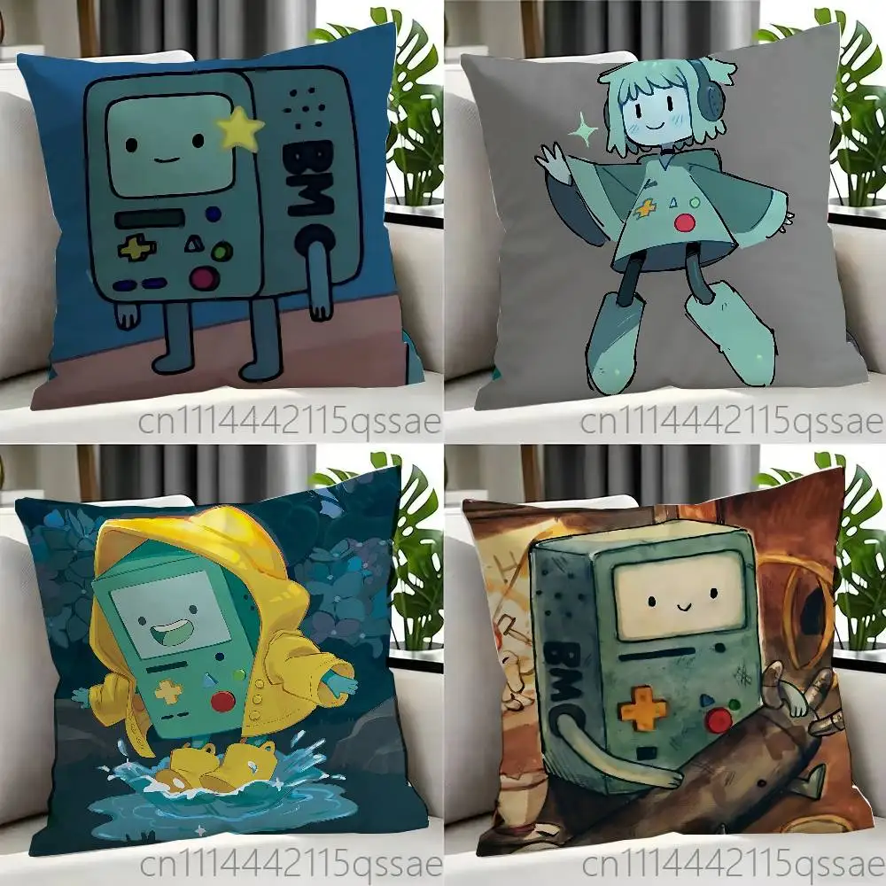 Car Dial Light Disk-BMO Pillow case Printed Polyester Throw Pillow Cover Decorative Sofa Cushion Pillowslip Home Decor