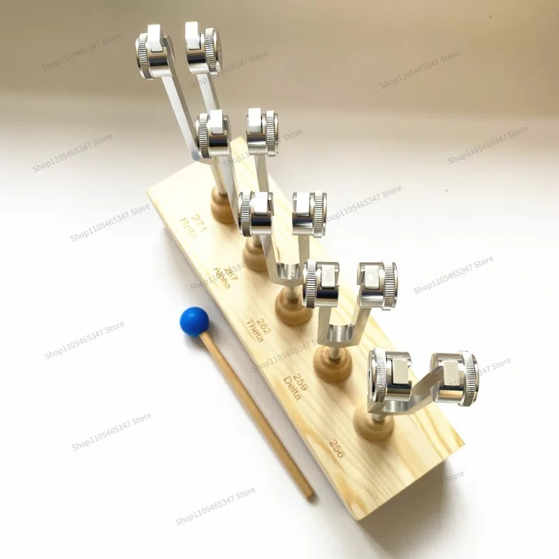 For Sonic Healing Tuning Fork Set 256-271Hz Frequency Resonance Meditation Tuning Fork, Comes with Speaker