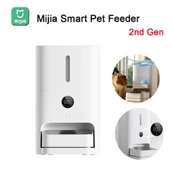 Mijia Smart Pet Feeder 2nd Gen Automatic Feeding 5L Large Granary Moisture-proof LED Large Screen Smart HomeRemote with MijiaApp