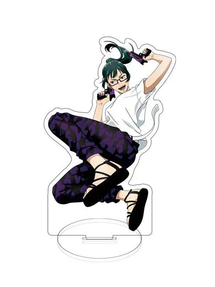 Anime Jujutsu Kaisen Fushiguro Megumi Kugisaki Nobara Cosplay Acrylic Standing Sign Desktop Ornament Cute   Ambitus