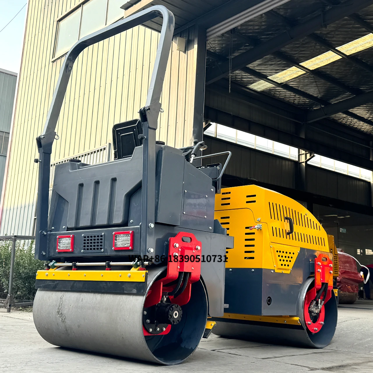 

High Quality Double Drum Vibratory Roller 3 Ton Mini Road Roller with Spare Parts for Sale