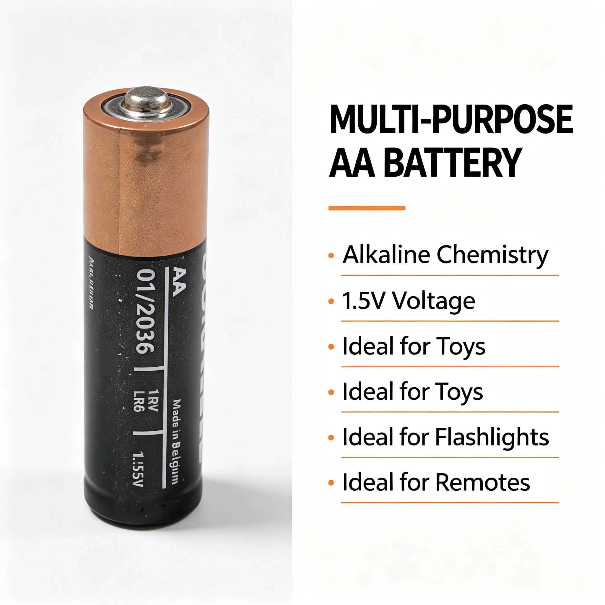 1.5V AA + AAA  Alkaline Battery Replacement Batteries for Torch Toy Clock MP3 Player Remote Control Household Electronic Devices