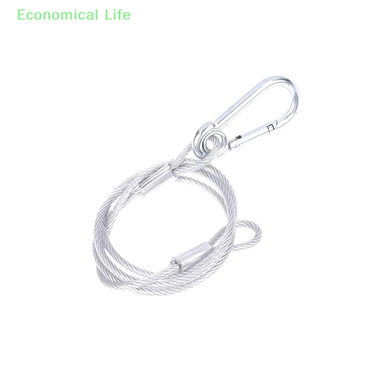 1Pc Safety Ropes Security Cable Safety Cable Steel Wire Stage Light Equipment Led Bar Light Maximum Bearing Weight 20KG