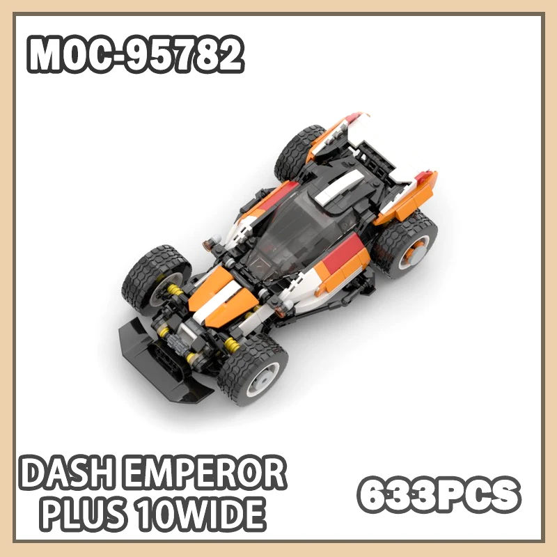 

MOC-95782 Speed Champions DASH Emperor Plus 10Wide Building Block Модель Кирпич для снятия стресса Креативные подарки для начинающих DIY 633 шт.