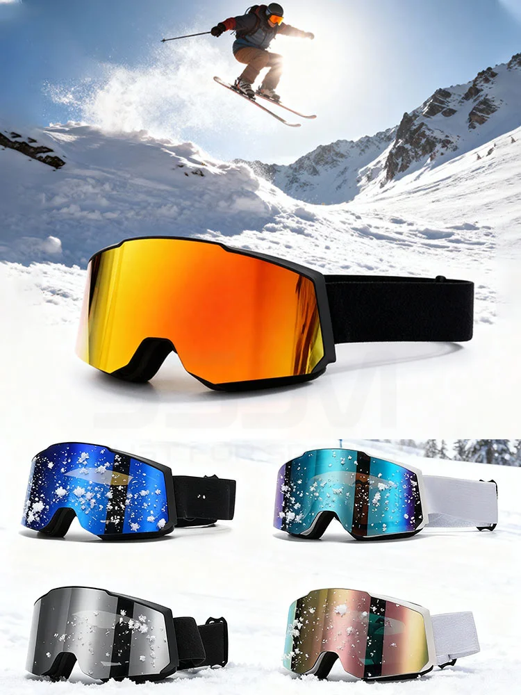 AliExpress JINSHANGJINMEI Outdoor Sports Ski Goggles Anti-fog Snowboarding Snowmobile Glasses UV400+ Balaclava Hat Cycling Full Face Mask Helmet Inner Cap