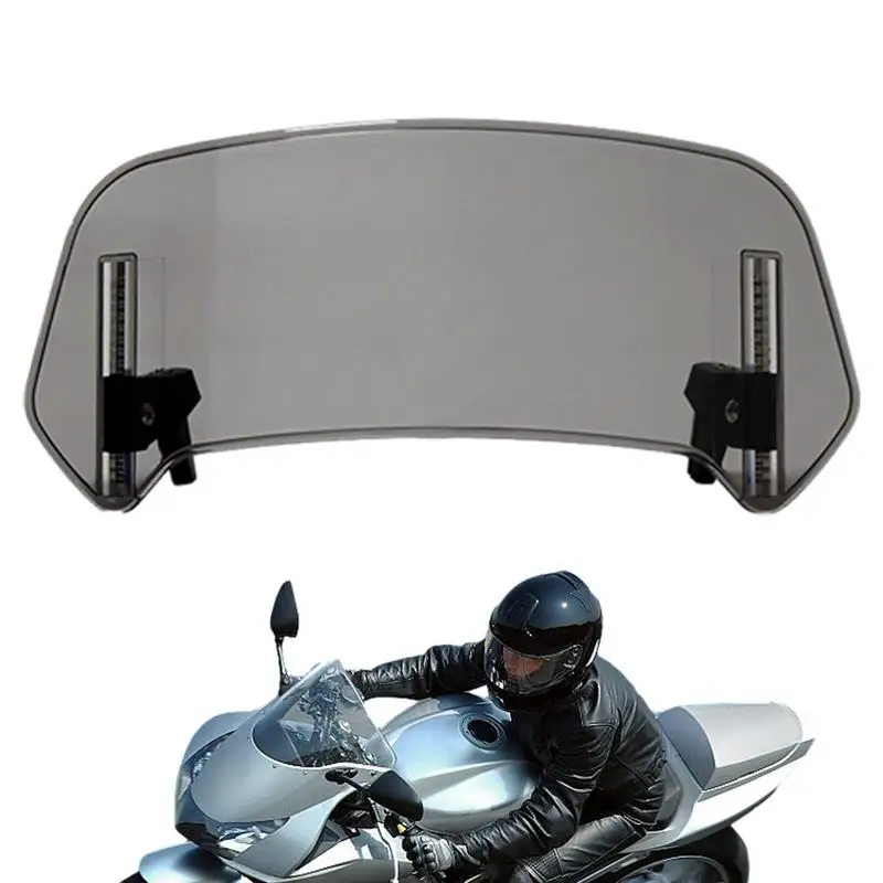 

Motorcycle Windshield Universal Sturdy Windshield Extension For bike Windscreen Extension Easy Installation Windshield Supplies