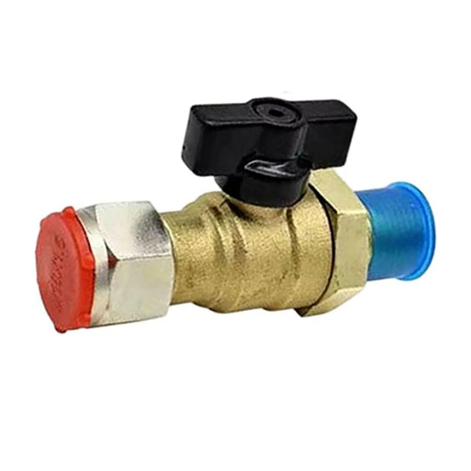 18mm Heavy Duty Front Wheel Air Brake Cutoff Valve Metal Alloy Brass Control Valve For Truck Tractor Wet Road Maintenance Part