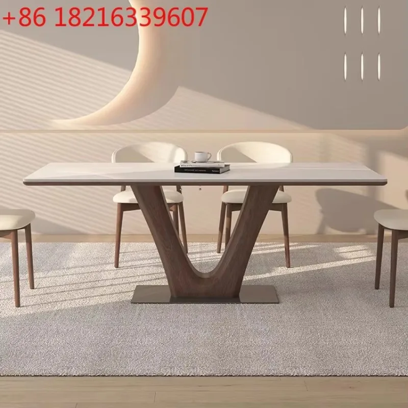 TAO Small family apartment Italian minimalist light luxury medieval style full support base plate for eating