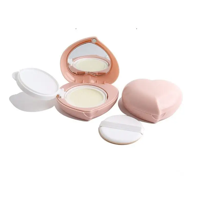 Caixa de Puff de Ar Vazia de 15g/0.5oz, Estojo de Maquiagem Cosmética Portátil com Espelho e Esponja para Base BB