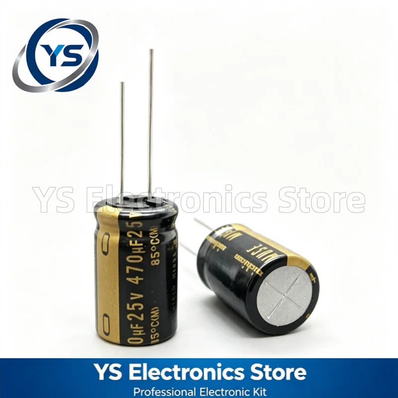 2-50pcs Nichicon MUSE KZ 470UF25V 16x25mm UKZ1E471MHM 25V470UF 470UF 25V Hi-Fi Audio Capacitor Copper Feet New and Original
