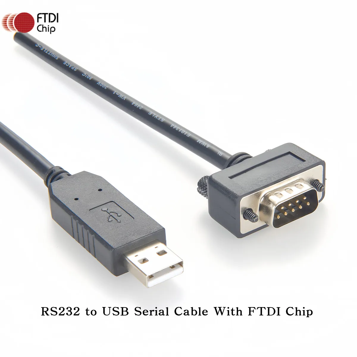 RS232 to usb serial cable with ftdi chip DB9 Male RS232 to USB Converter with FT232RNL chip 9-pin com port industrial grade