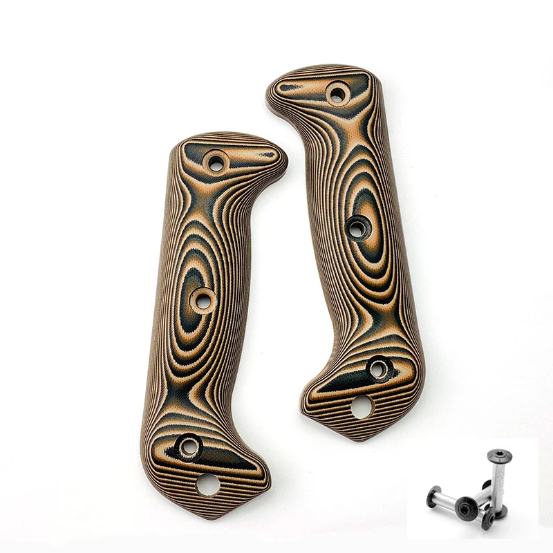 Imagem -05 - Escalas Handle Custom com Parafusos Ka-bar Faca Peças Fazendo Acessórios Peças Faca Personalizado Cores K-bar Becker Companion Bk2