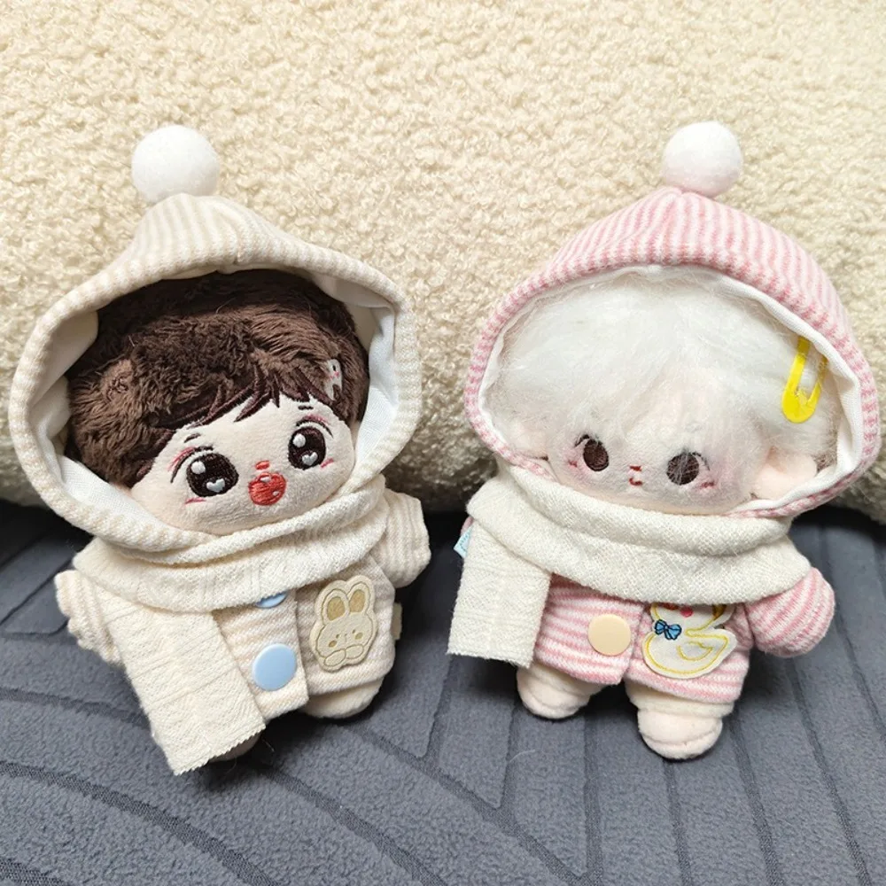 Fashion Cute 10CM Cotton Doll Clothes Dress up DIY Pretty Overalls Set Casual School Skirt Suit Kids Toys