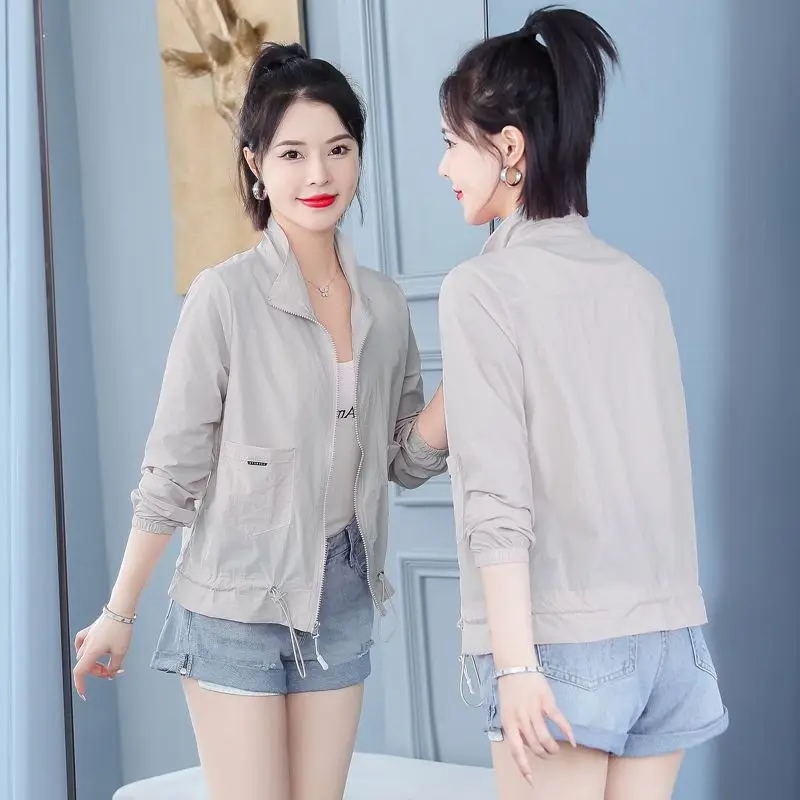 

Women Thin Coat Casual Bow Summer Chiffon Sun Protection Clothes Female Cardigan Shirt Clothing Tops Blouse Ladies Covers G135