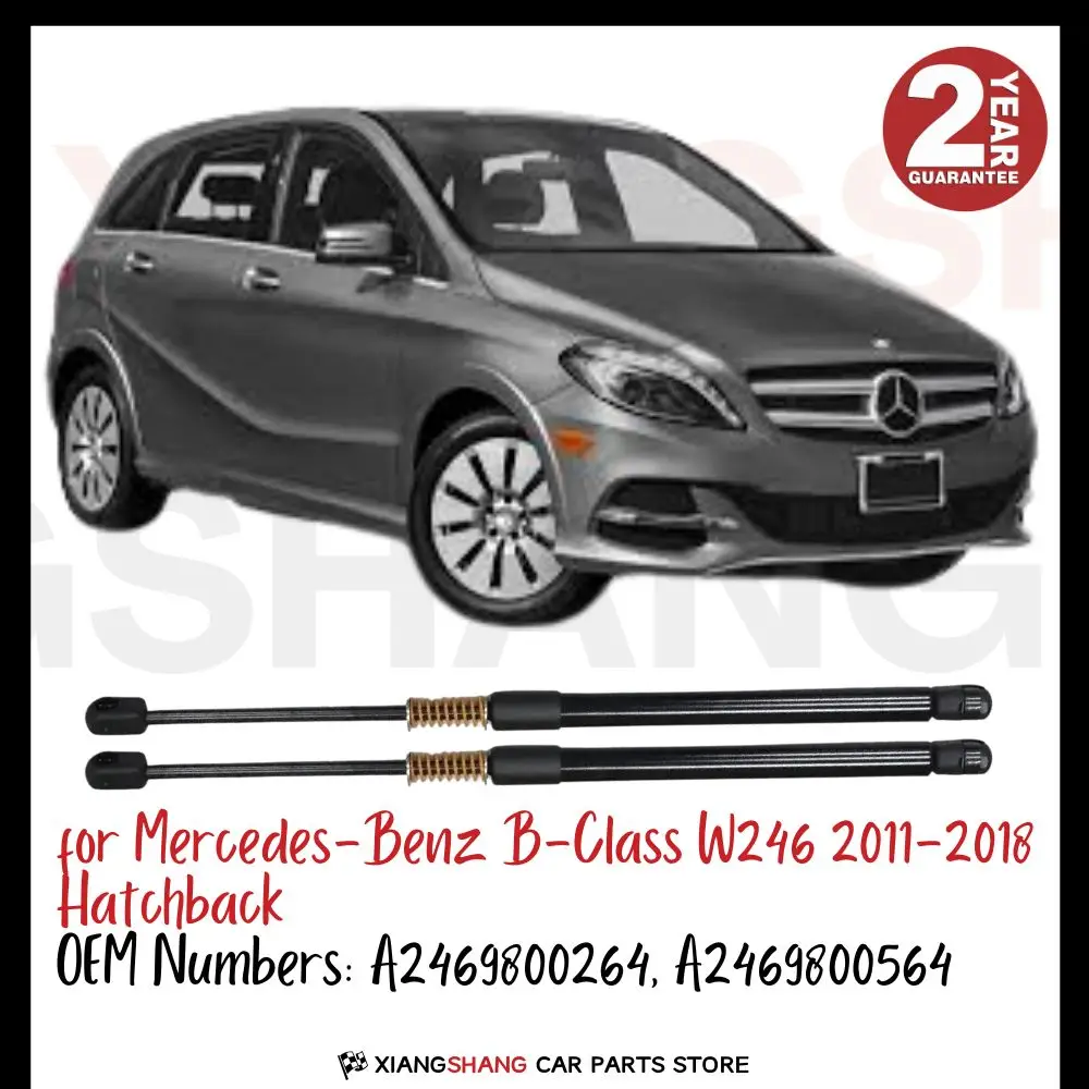 

2pcs Rear Tailgate Damper for Mercedes-Benz B-Class (W246) 2011-2018 Hatchback WITH SPRING Trunk Boot Gas Charged Gas Struts