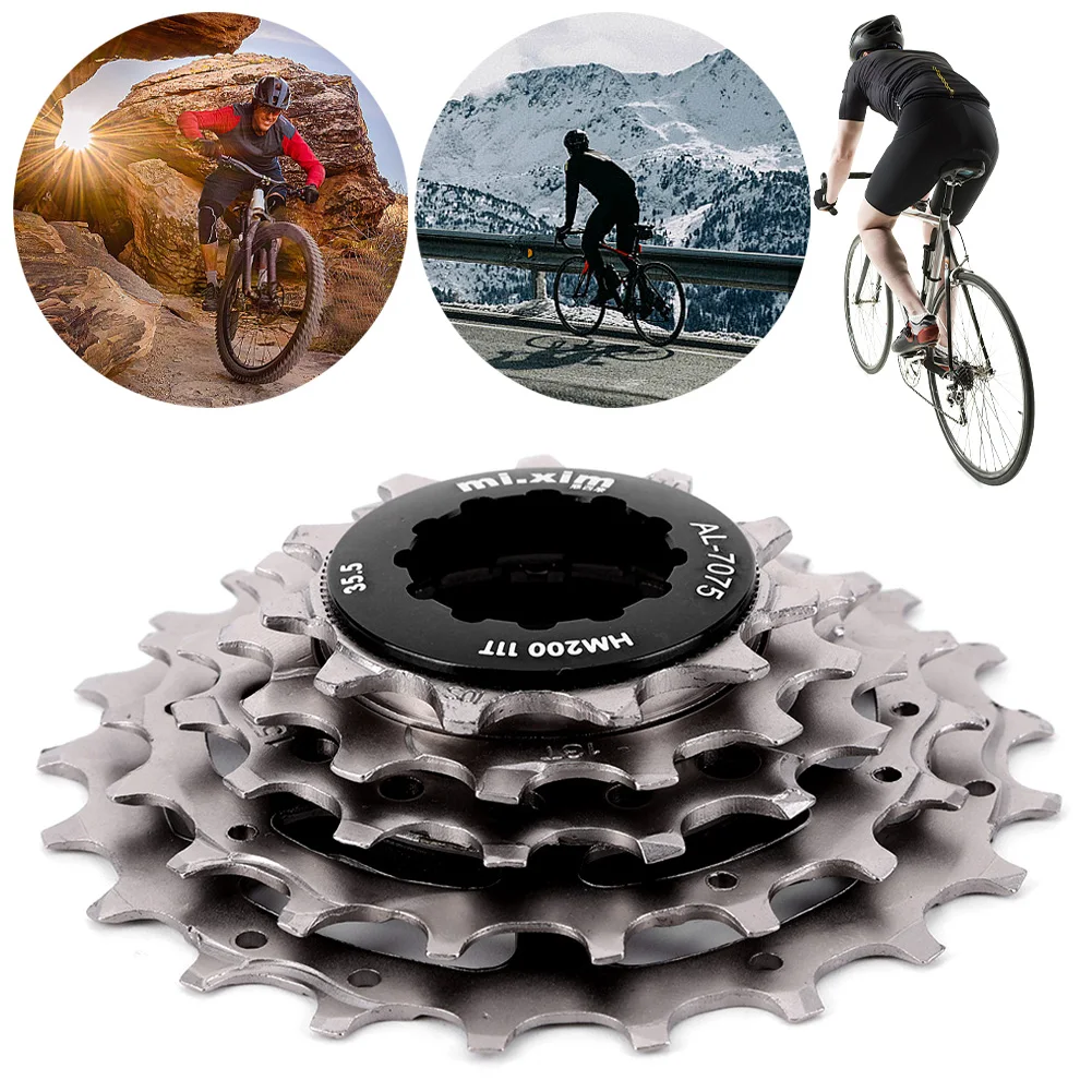 5/6/7-Speed Bike Freewheel 11-21/26/28T Bicycle Cassette Bike Cassette Freewheel for Brompton Folding Bicycle Cassette Flywheel