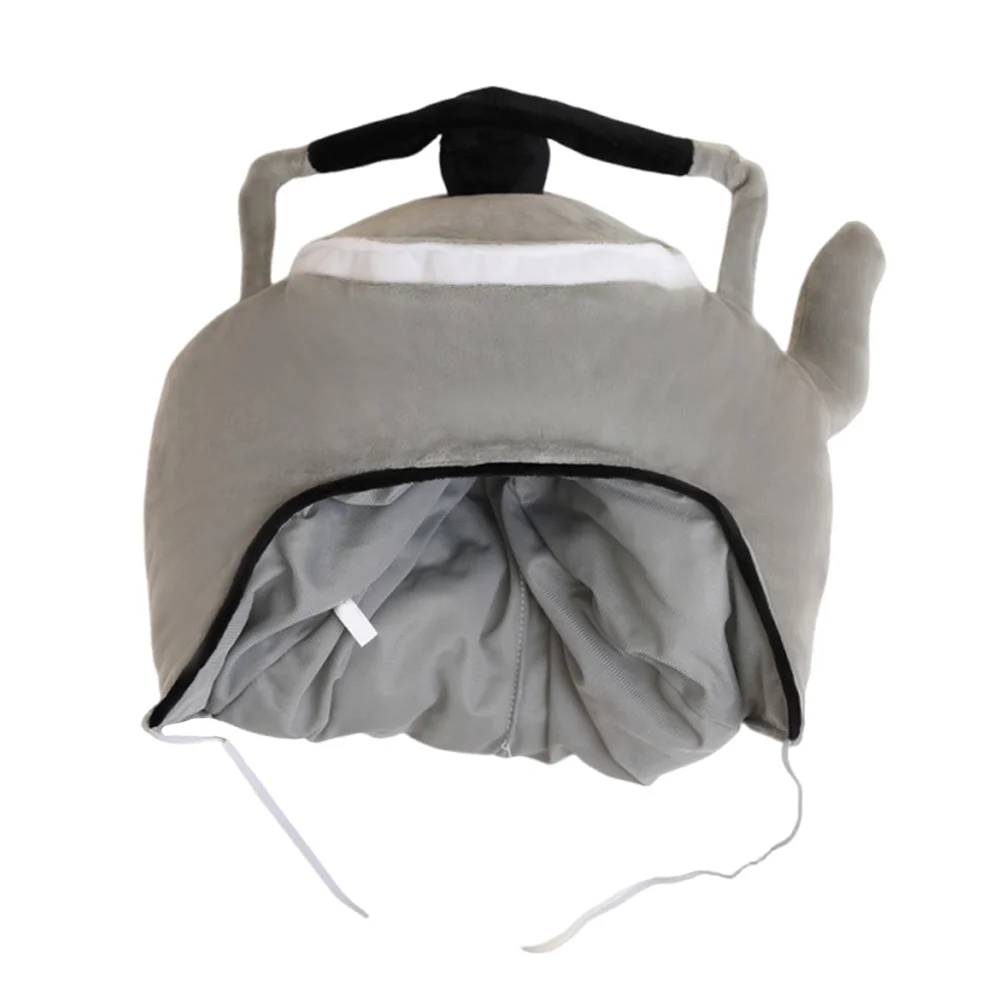 

1pcs Cartoon Head Cover Kettle Shaped Hat For Halloween Party Supplies Photography Studio Props Cosplay Costume Accessory