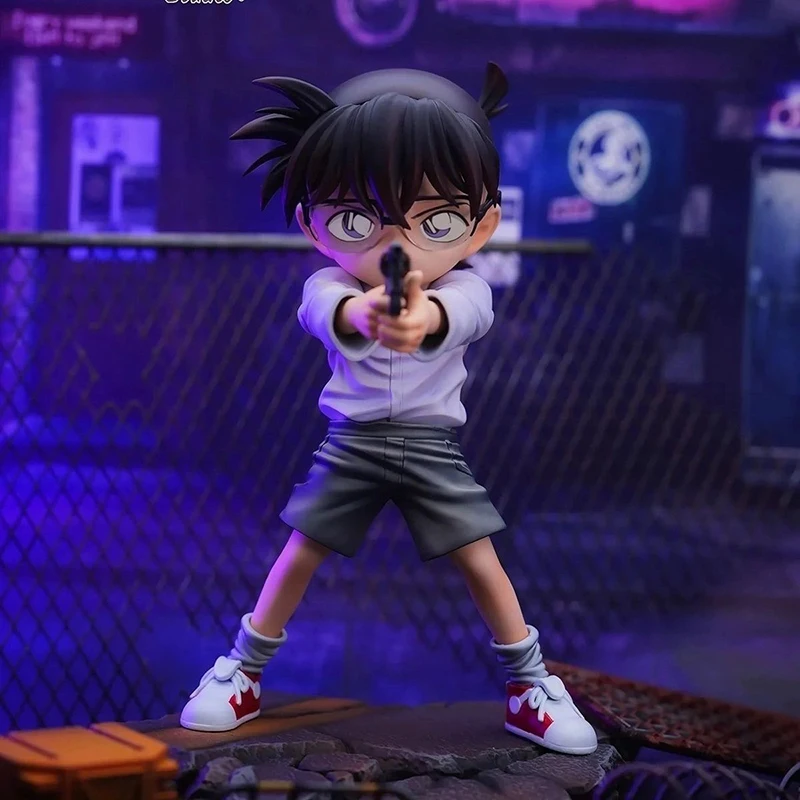 

18CM Anime Detective Conan Raise A Gun Articulated Model Action Figure Toys PVC Collection Model Ornaments Toys Children Gifts