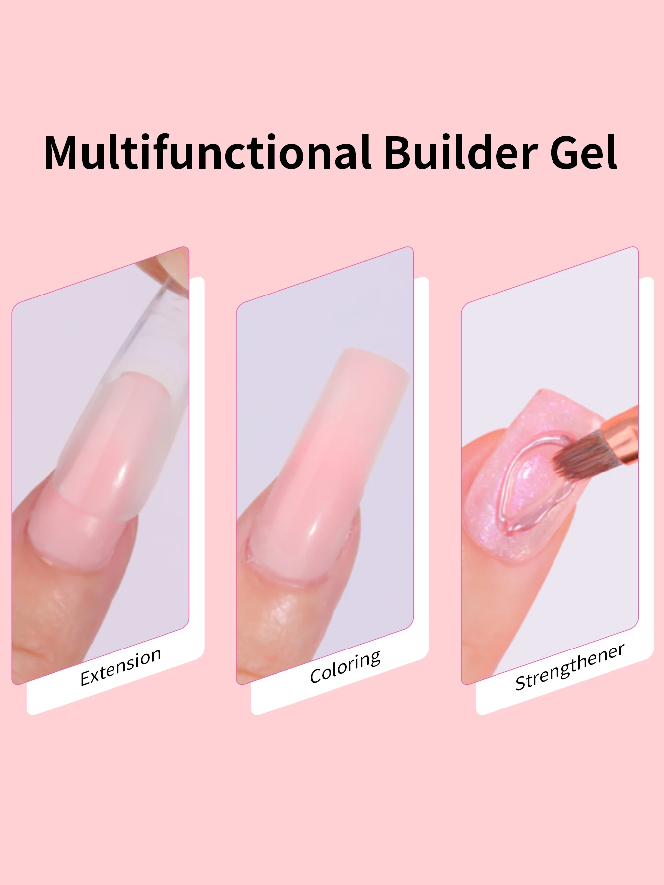 RS NAIL 5g Jelly Nail Extension Gel Nail Polish Nude Pink Builder   Extension Gel Soak Off UV Self-leveling Construct Nail Gel
