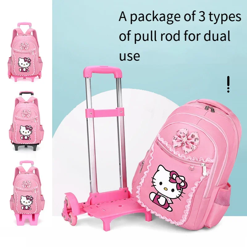 

Sanrios Child Backpack Student Light Cute Cartoon Bag Breathable Anime Kawaii Cartoon Thickened Multifunctional Large Capacity