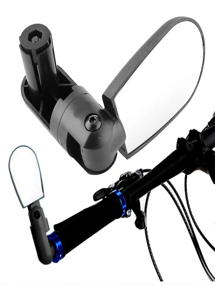 AliExpress NONE 2Pcs/Pack Bike Rearview Mirror Wide Angle Rotating Handlebar Mount for Road Mountain Bicycle Accessories Cycling Safety