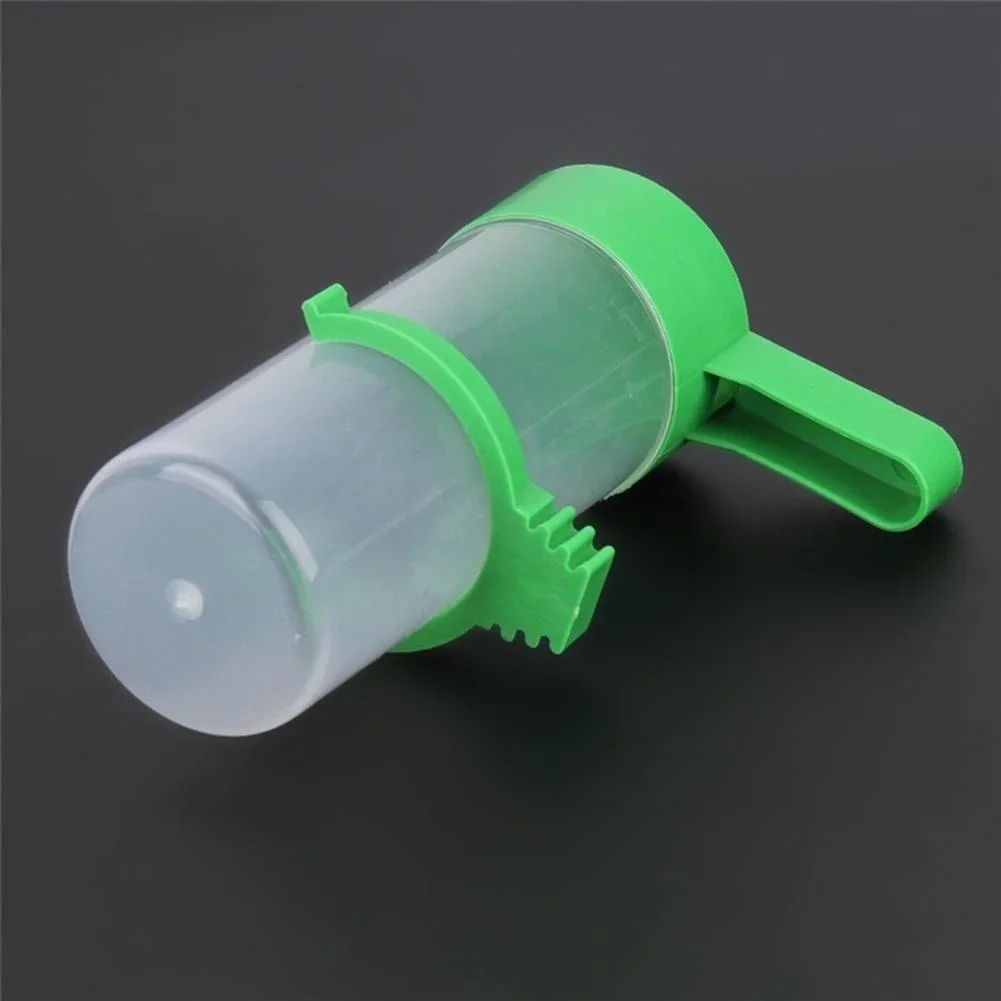 4 Teile/los Vogel Feeder Waterer Trinker Haustier Clip Für Vogel Feeder Papagei Haustier Wasser Dispenser Landwirtschaft Ausrüstung (größe: M)