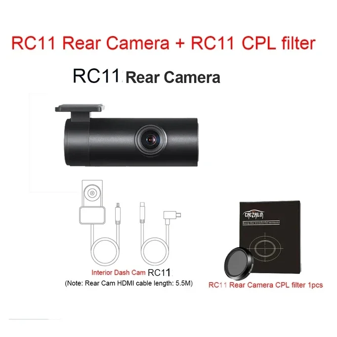 

for 70mai Rear Camera RC11 1080p Rear Cam for 70mai A200 for 70mai New Rear Camera RC11 CPL filter