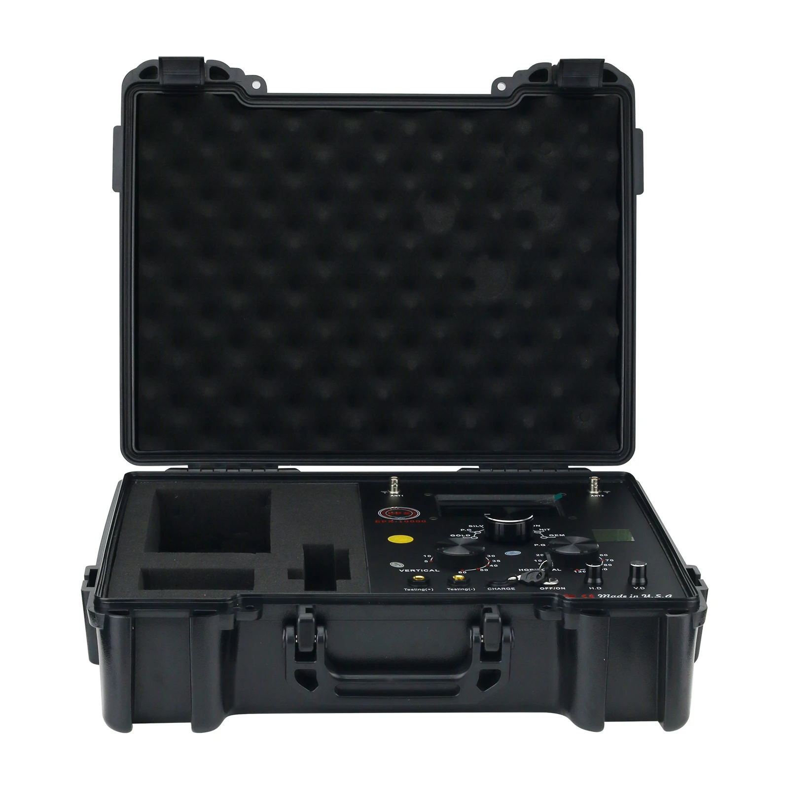 Detector de metais de longo alcance EPX-10000 50M localizador subterrâneo de tesouro de ouro