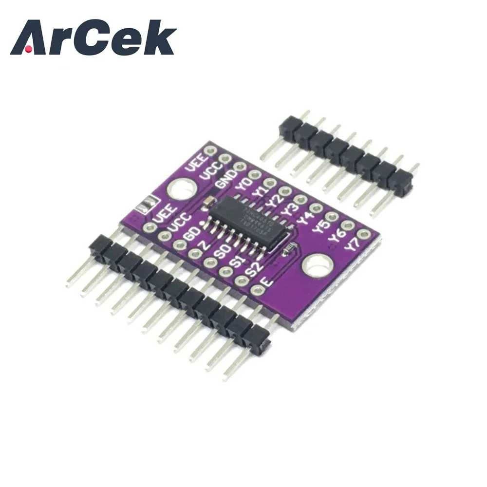 74HC4051 CD4051 Single 8-channel Digitally Controlled Electronic Switch Multiplexers