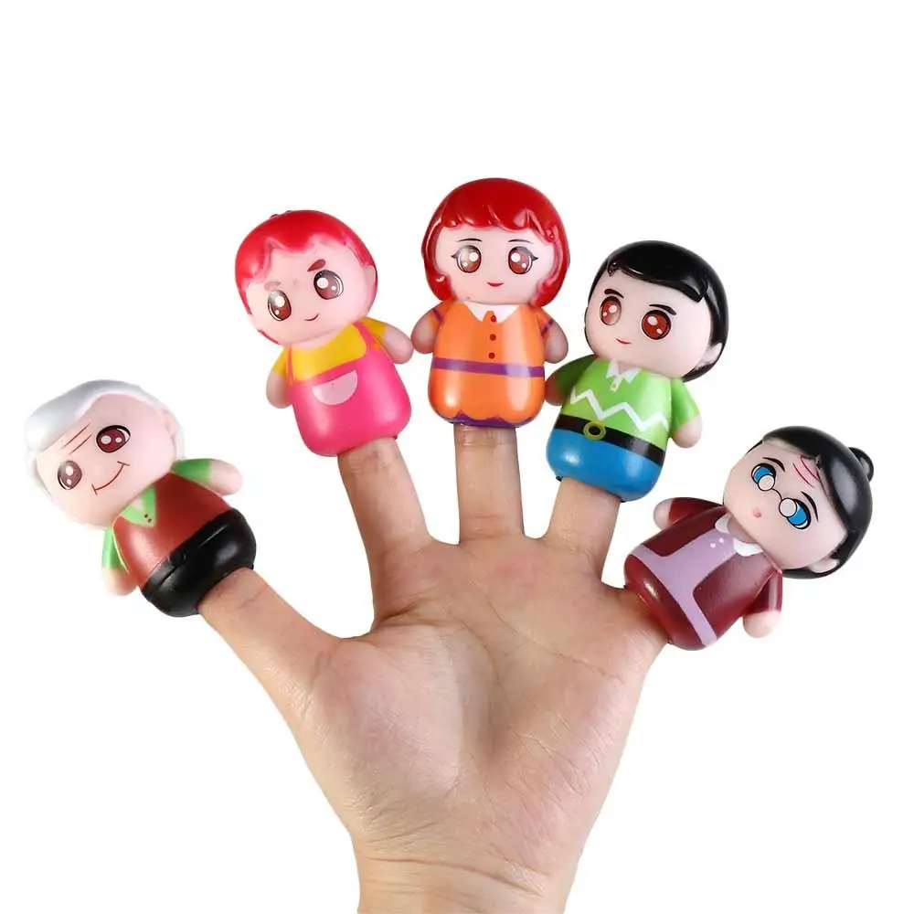 

Finger Dolls Children'S Puppet Toy Role Playing Toy Dinosaur Hand Puppet Fingers Puppets Animal Head Gloves Tiny Hands Toys