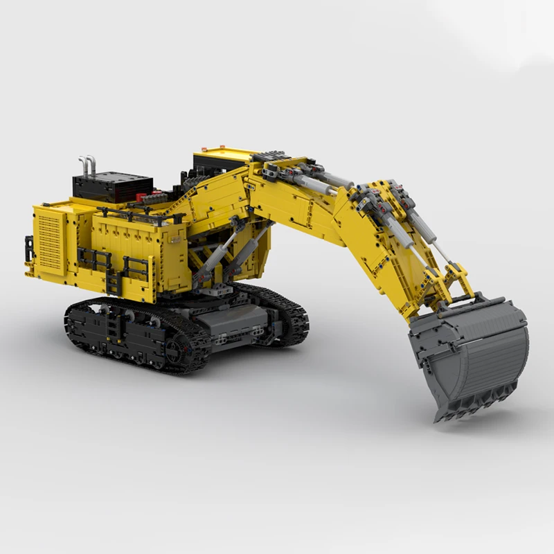 

4423PCS MOC Mining Machinery Caterpillar 6020B Backhoe Excavator Durable Realistic DIY Model Building Blocks Birthday Toys Gift
